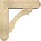 Ekena Millwork Olympic Craftsman Rough Sawn Bracket w/ Offset Brace, Douglas Fir, 6"W x 20"D x 20"H BKT0604X20X20OLY04RDF - alternate 3